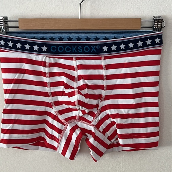 Cocksox CX12 Boxer Brief – Liberty Stripe, Contour Pouch, Small 28–30" - Picture 3 of 5